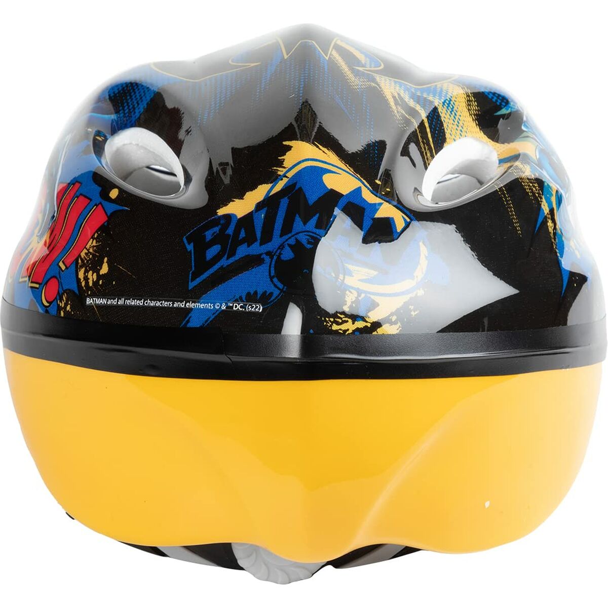 Kinderfahrradhelm Batman CZ10955 Gelb